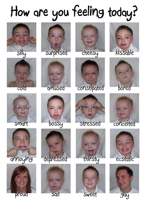 Preschool Free Printable Emotion Faces