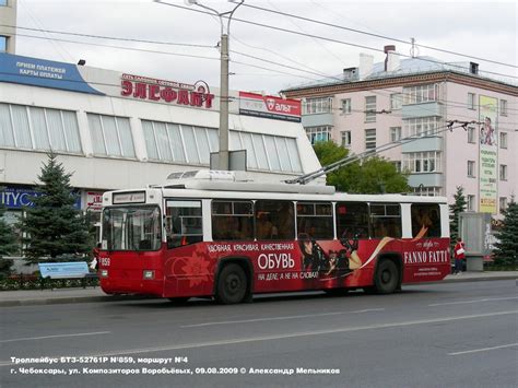 Чебоксары, БТЗ-52761Р № 859 — Фото — Городской электротранспорт
