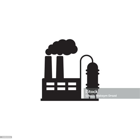 Ilustración De Icono De Fábrica Ilustración Vectorial Del Icono De La Industria Y Más Vectores