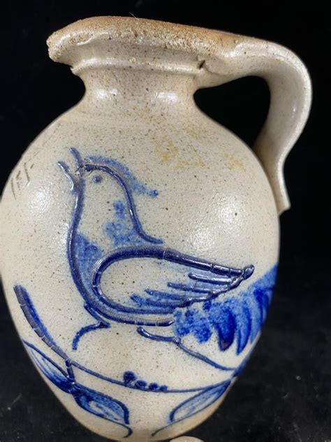 Rowe Pottery 1986 Bird Jug Salt Glaze Bird Jug Rowe Pottery Works