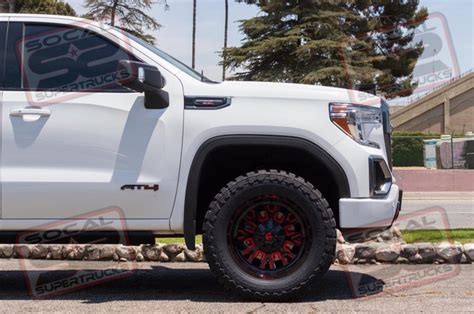 2021 Gmc Sierra 1500 At4 Leveling Kit Fuel Off Road Wheels Toyo Tires