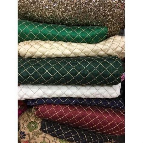 Allover Embroidery Silk Fabric At Rs 69 Meter Silk Fabric In Surat