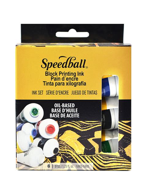 Speedball Oil Based Block Printing Ink Starter Set