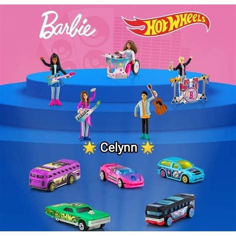 Mcd Mcdonalds Mcdonald S Happy Meal Toy Mattel Barbie Hotwheels Hot Wheels Shopee Malaysia