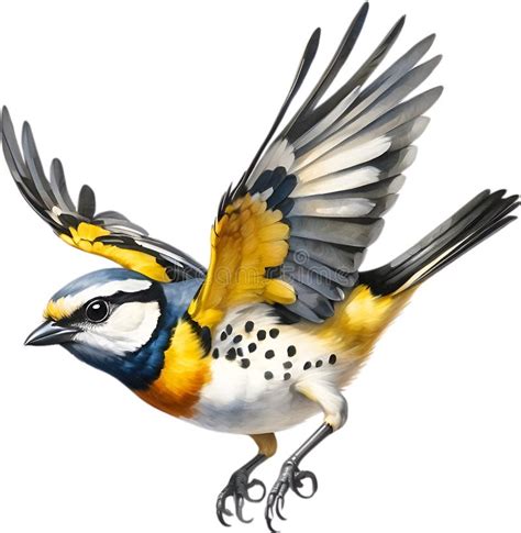 Spotted Pardalote Bird Bird Clipart Ai Generated Stock Illustration