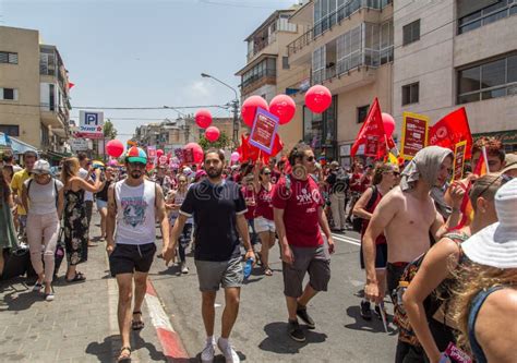 Tel Aviv Israel June Gay Parade In Tel Aviv Editorial Image Image Of Festival June