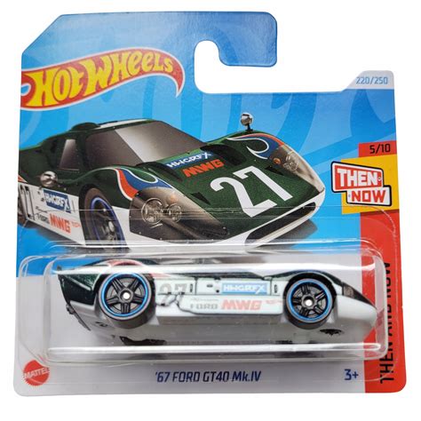 Hot Wheels 67 Ford GT40 Mk IV 074299057854 Cena Opinie Samochody I Pojazdy 16592830291