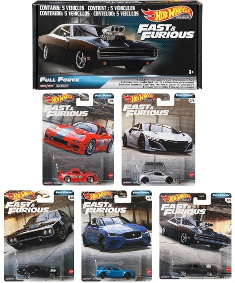 Hot Wheels Fast Furious Premium Box Full Force