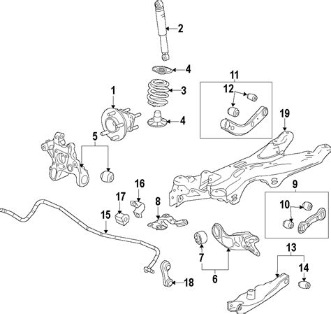 Chevrolet Impala Suspension Stabilizer Bar Rear 13281795 Gm Parts