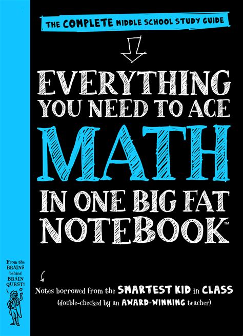 Everything You Need To Ace Math In One Big Fat Notebook The Complete