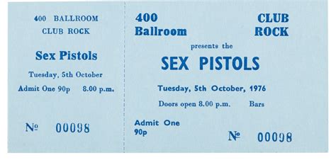 Sex Pistols Concert Tour History Concert Archives