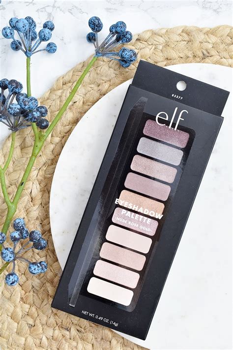 Review E L F Nude Rose Gold Eyeshadow Palette Byaranka Nl