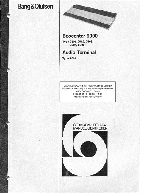 Bang Olufsen Repair Manual 2