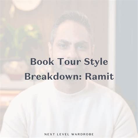 Ramit Sethi Book Tour Style - Next Level Wardrobe