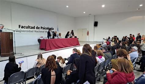 Se realizó el acto de colación para los graduados de Psicologia es un