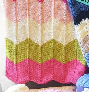 Chevron Stitch Knitting Pattern - Knitting Kingdom