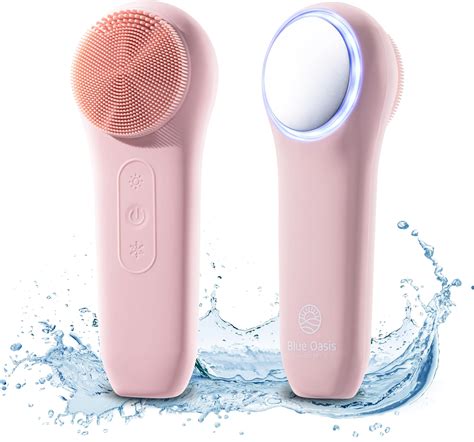 Facial Cleansing Brush Rechargeable Electric Face Scrubber Waterproof Silicone