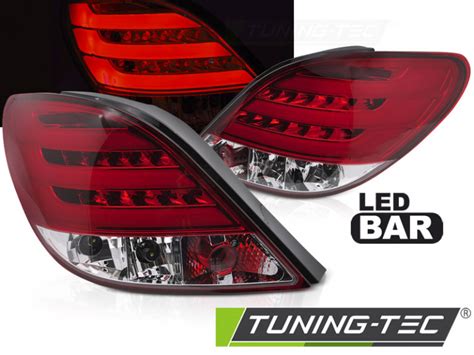 LED Lightbar Design Rückleuchten für Peugeot 207 06-09 rot/weiß | Ihr ...