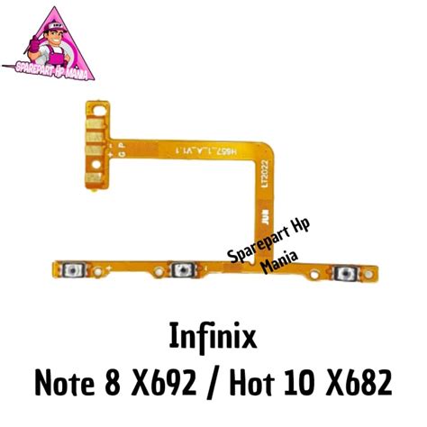 Jual Flexible On Off Volume Infinix Hot X Note X Original Flexibel Switch Tombol
