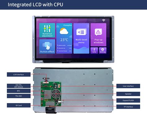 Buy DWIN DMG13768C156 03WTC 15 6inch HMI Serial UART LCD Capacitive