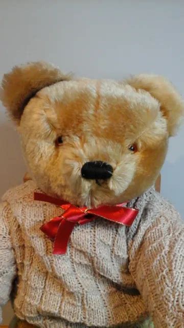 ROBIN LARGE VINTAGE 1950 S Chad Valley Teddy Bear Immaculate PRICE