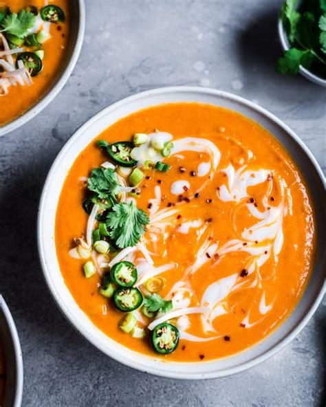 Instant Pot Thai Red Curry Sweet Potato Soup Rainbow Plant Life