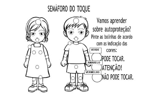 Semáforo Do Toque Para Colorir - Semáforo do Toque para Colorir | PDF