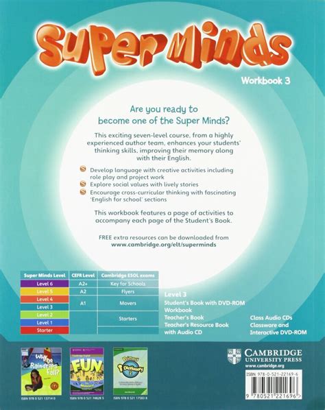 Super Minds 3 Students Book Workbook Dvd Rom