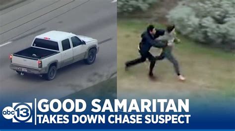 Good Samaritan Helps Take Down Chase Suspect In Nw Harris County Youtube