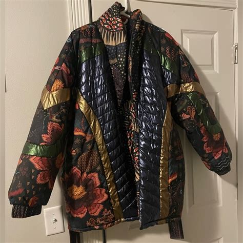 FARM Rio Jackets Coats Farm Rio Metallic Reversible Puffer Poshmark