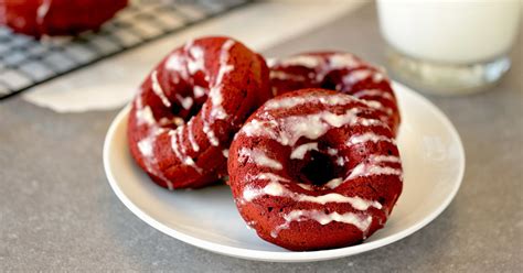 Low Calorie Red Velvet Donuts Recipe Hungry Girl