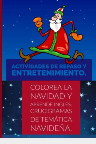 Colorea la Navidad y Aprende Inglés crucigramas de temática navideña