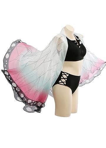 Haikyuu Womens Bikini Set With Cover Up Swimsuit Anime Style Bathing