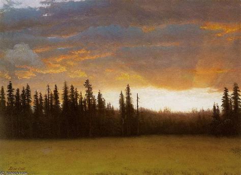 Albert Bierstadt Paintings Sunset