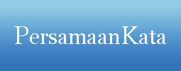 persamaan kata