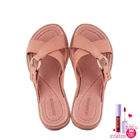 Azaleia Emilia Flat Slide Dark Nude Women S Sandals Lazada PH