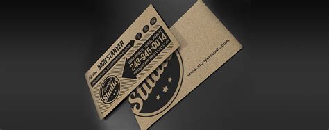 Печать визиток на крафтовой бумаге Китай-город