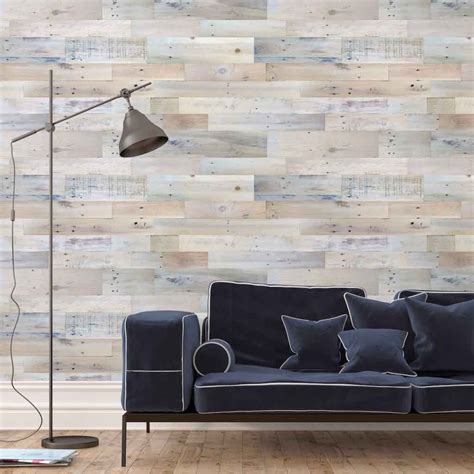 Peel and Stick Shiplap Wallpaper Beach Wood Reclaimed - Etsy