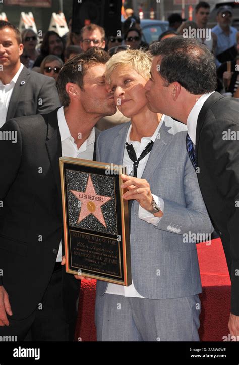 Los Angeles Ca September 04 2012 Ellen Degeneres With Ryan Seacrest