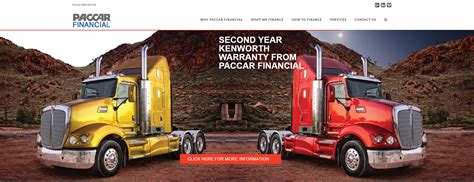 paccar financial launches  website kenworth australia