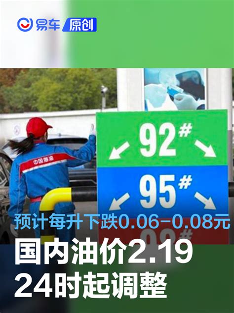 国内油价将于2月19日24时起调整 预计每升下跌006 008元汽车产经网