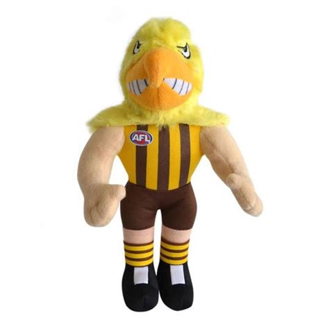 Hawthorn Hawks Mascot Collectible Plush Toy Kids Ozsportsdirect