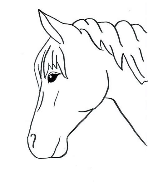 Horse drawing | Horse coloring pages, Horse drawings, Easy horse drawing