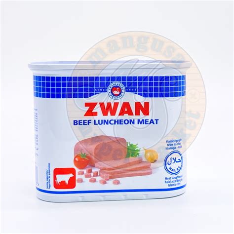 Zwan Beef Luncheon Meat 340gr Mangusa Hypermarket Online Grocery