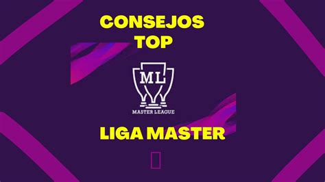 CONSEJOS Para LIGA MASTER Pes 2021 YouTube