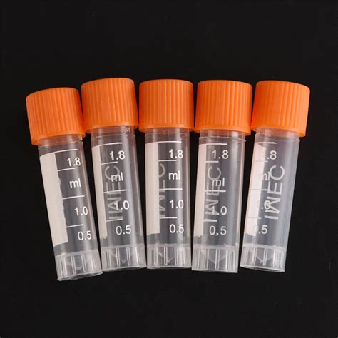 Tubo de centrífuga para formatura 1 8ml 20 pçs análise de laboratório