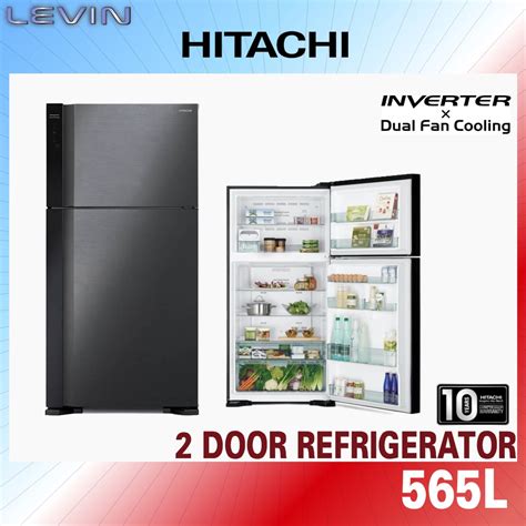 Hitachi Big 2 Series 2 Door Refrigerator Inverter Dual Fan Cooling