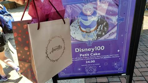 Check Out The New Disney 100 Petite Cake From Amorettes In Disney