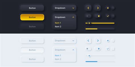 Neumorphism UI Kit Free Figma