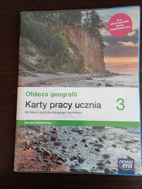 Karty Pracy Geografi Komplett Plus Ksi Ka Wicze Nienadowa Olx Pl